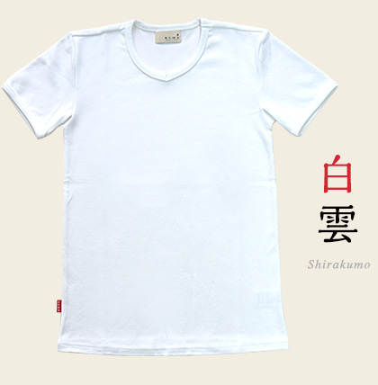 美和縫製 白雲 白Tシャツ